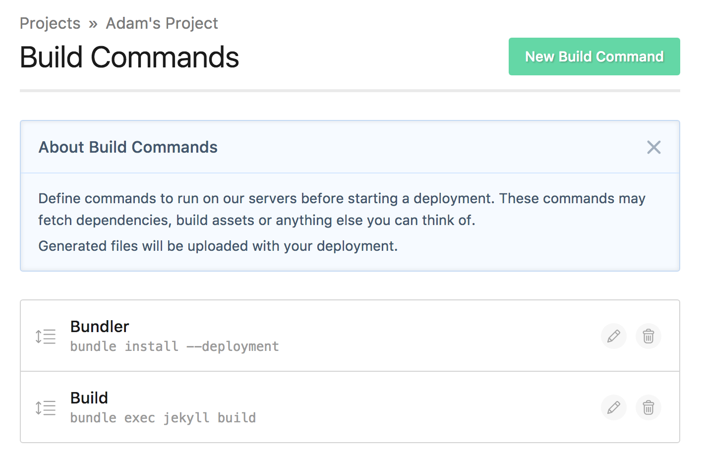 Build Commands