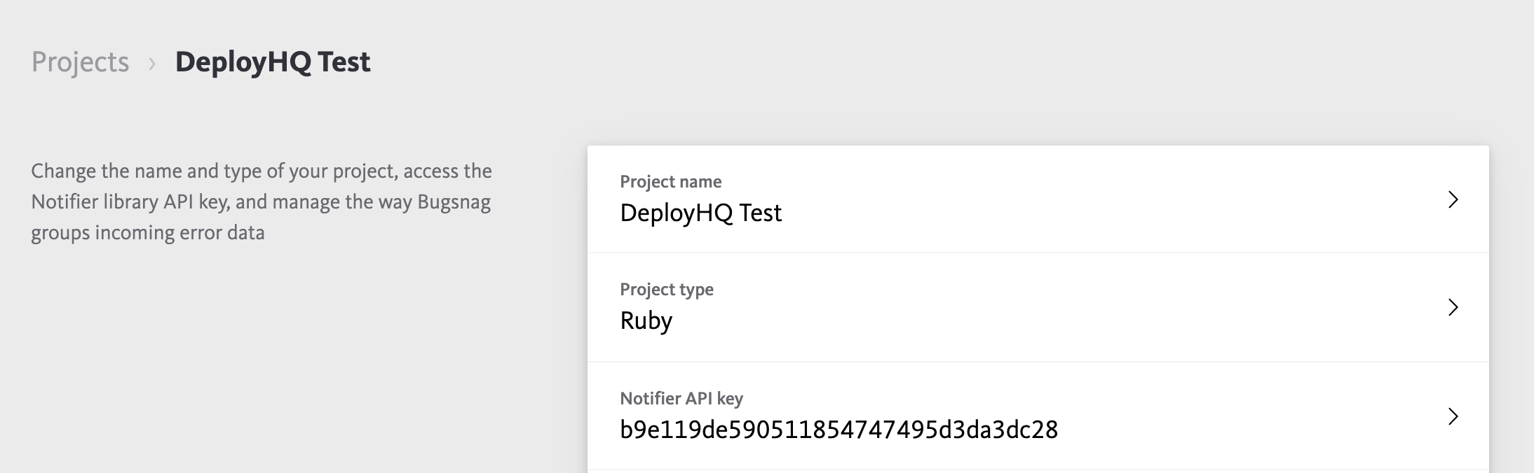 Notifier API Key